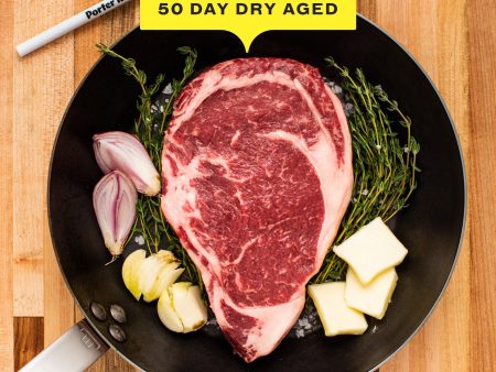 50 Day Dry Aged Boneless Ribeye Sale