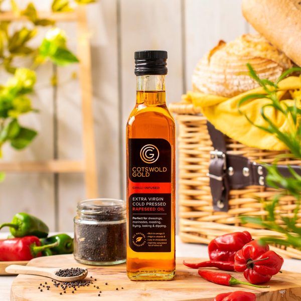 Chilli Rapeseed Oil - 250ml by Cotswold Gold For Cheap