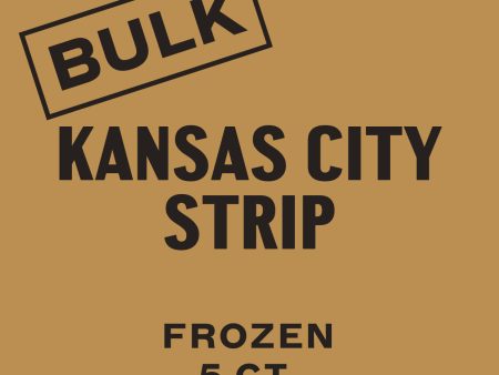 5 CT. Kansas City Strip Steak Sale