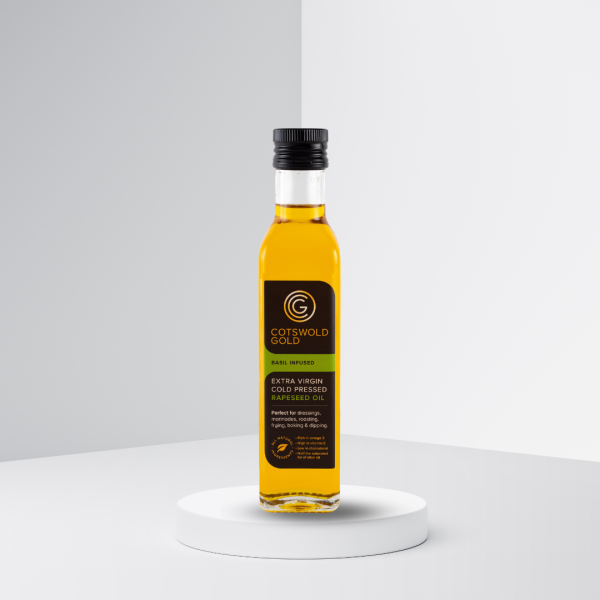 Basil Rapeseed Oil - 250ml by Cotswold Gold For Cheap