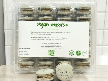 All Natural Earl Grey Lavender Vegan French Macarons | Available in 24 & 48 Pack Discount