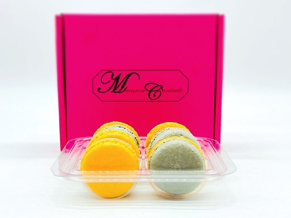 6 Pack Orange Earl Grey French Macarons Online