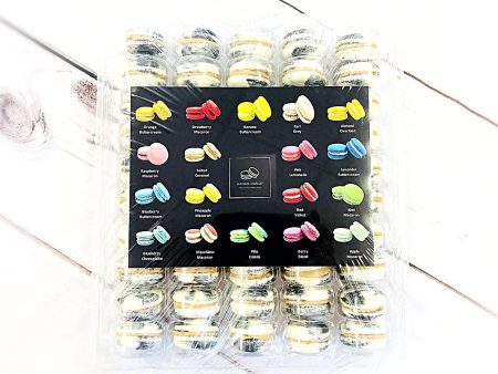 50 Pack Thai Latte French Macaron Value Pack Cheap