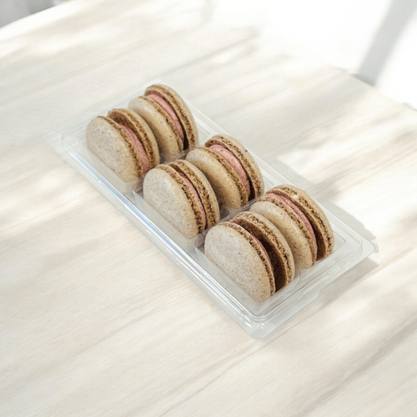 All Natural Açaí Lemon Vegan Macarons | Available in 4 & 12 Pack Hot on Sale