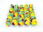 50 Pack Cranberry & Peach French Macaron Value Pack For Discount