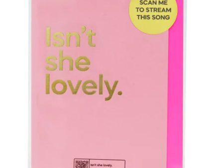 Say It With Songs Greeting Card - Isn t She Lovely - Stevie Wonder Online