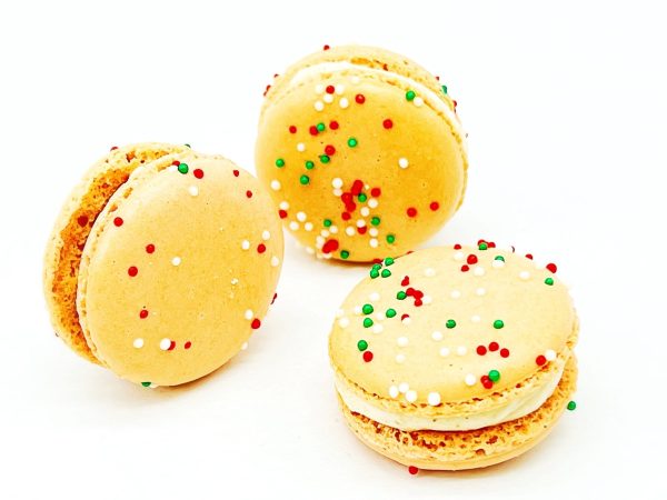 6 Caramel Gingerbread French Macarons For Cheap