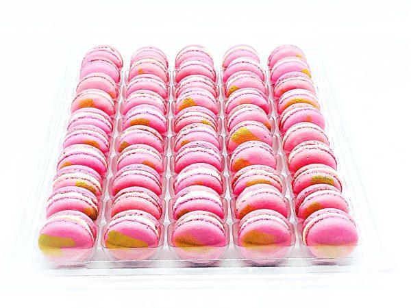 50 Pack Rosewater  French Macaron Value Pack Hot on Sale