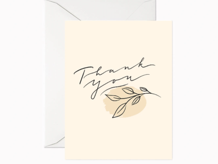 Thank You Greeting Card on Sale