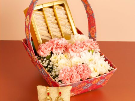 Floral Rakhi Hamper on Sale