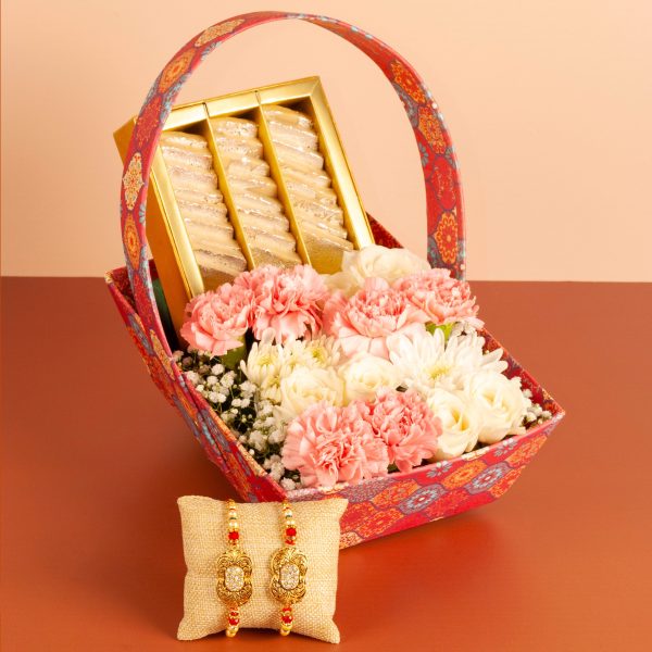 Floral Rakhi Hamper on Sale