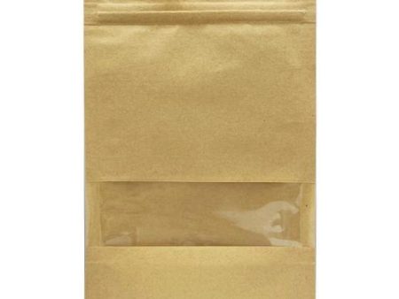 Kraft Bag with Window - Resealable Hot on Sale