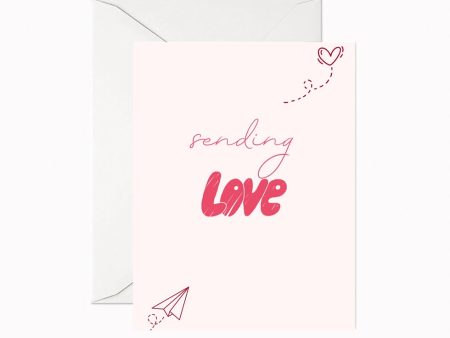 Sending Love Greeting Card Fashion