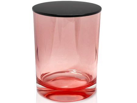 Vogue Tumbler - Pink Jar with Black Metal Lid 250ml Online