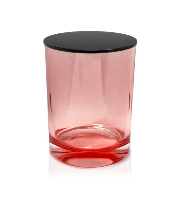 Vogue Tumbler - Pink Jar with Black Metal Lid 250ml Online