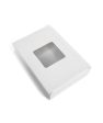 White Gloss Finish Gift Box with PVC Window Hot on Sale