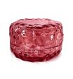 Daisy Pink Diamond Macaron Glass Jar with Lid 90ml Fashion