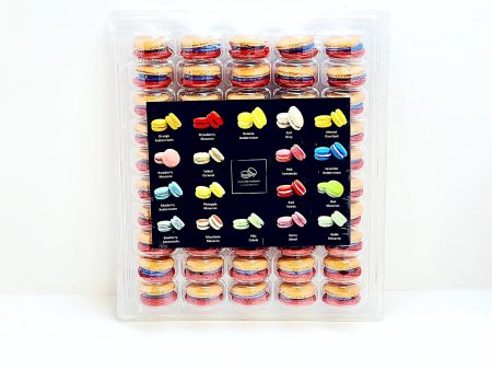 50 Pack Blueberry Kumquat  French Macaron Value Pack Sale