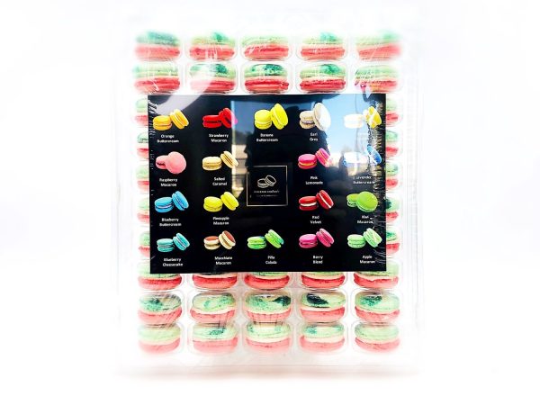 50 Pack Watermelon  French Macaron Value Pack on Sale