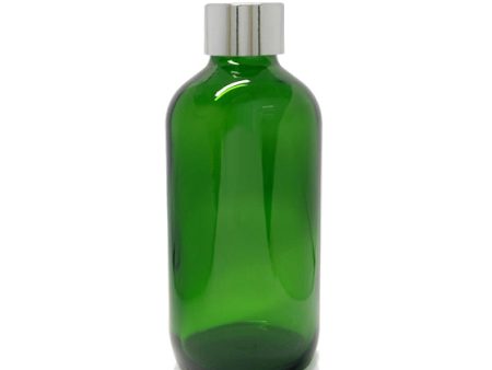 250ml Green Pharmacist Diffuser Bottle - Silver Collar For Sale