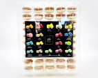 50 Pack Latte  French Macaron Value Pack Online