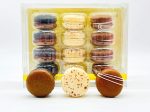 12 Pack Chocolate Gift Box Set Macarons. Online now