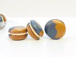 6 Pack Cinnamon Caramel & Chocolate French Macarons Supply