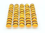 50 Pack White Chocolate Papaya French Macaron Value Pack Online Sale