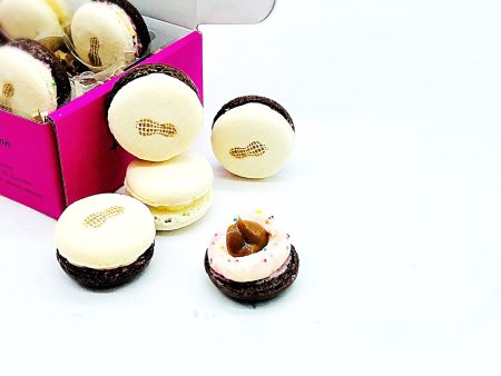 6 Pack Peanut Sundae French Macarons For Discount