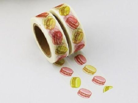 Colourful Macaroons Washi Paper Masking Tape Discount