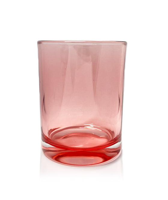 Vogue Tumbler - Pink Jar  with Wooden Lid 250ml For Sale