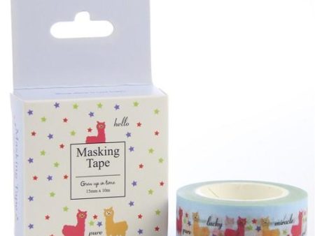 Alpaca Washi Tape - Clearance Sale For Sale