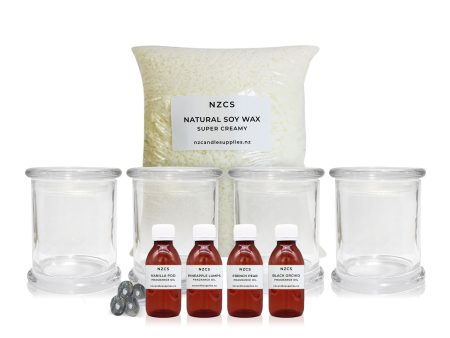 Multi Fragrance Metro Soy Candle Making Kit For Cheap