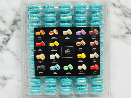 50 Pack  White English Toffee French macaron value pack Fashion