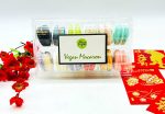 Surprise Me! 12 Pack Vegan French Macarons Set | , Dairy Free | 12 Different Flavors of Fun! For Sale