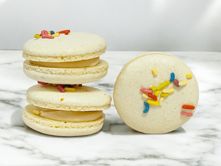 All Natural Birthday Vegan Macarons | Available in 4 & 12 Pack Discount