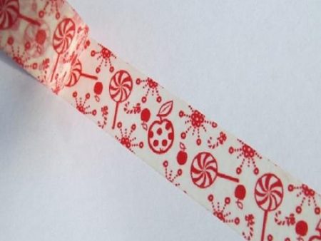 Christmas Candy & Sweets Washi Arts & Crafts Tape Fashion