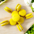 All Natural Creamy Pineapple Vegan French Macarons | Available in 4 & 12 Pack Sale