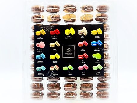 50 Pack Chocolate Overload  French Macaron Value Pack Cheap