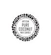 32. Artisan Pure Coconut Wax Label 4.2cm Dia - Transparent Online