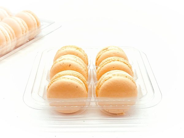 6 Pack  apricot macarons | ideal for celebratory events. on Sale