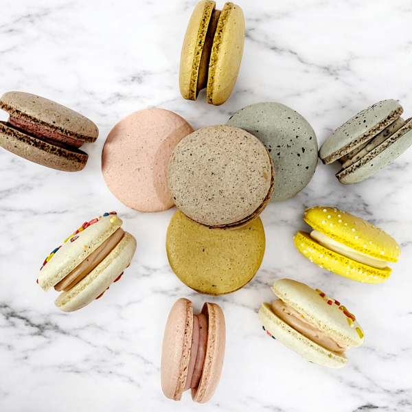 Assorted All-Natural Vegan Macarons – A Colorful Delight For Sale