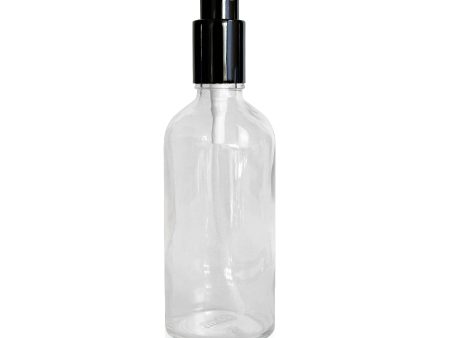 100ml Glass Bottle with Pump and Black Lid Online Hot Sale