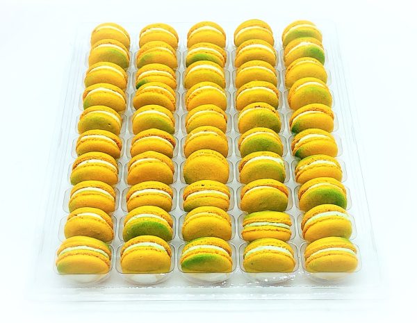 50 Pack Mango  French Macaron Value Pack Online Hot Sale