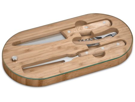 Okiyo Suraisu Bamboo Food & Wine Set Cheap