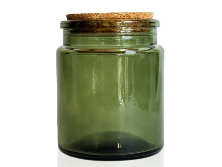 Green Austin Jar with Cork 200ml Online Sale