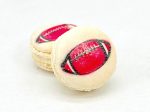 American Football French Macarons | Available in 12 and 24 Pack Supply