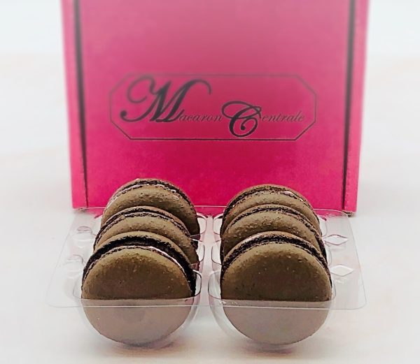 6 Pack Chocolate Raspberry Macarons on Sale