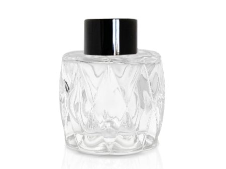 50ml Retro Diamond Diffuser Bottle - Black Collar For Discount