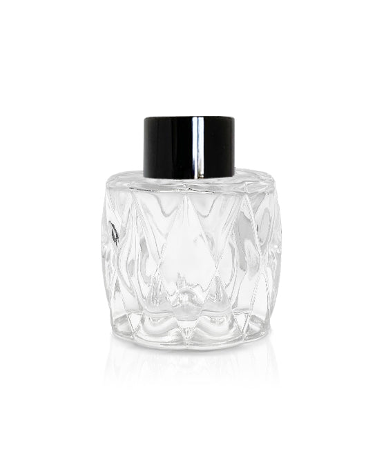 50ml Retro Diamond Diffuser Bottle - Black Collar For Discount